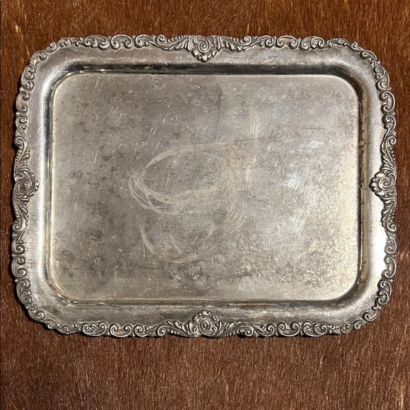 The ACME – Quadruple Plate – The Boston Co small silver plate vanity tray - Picture 7 of 9
